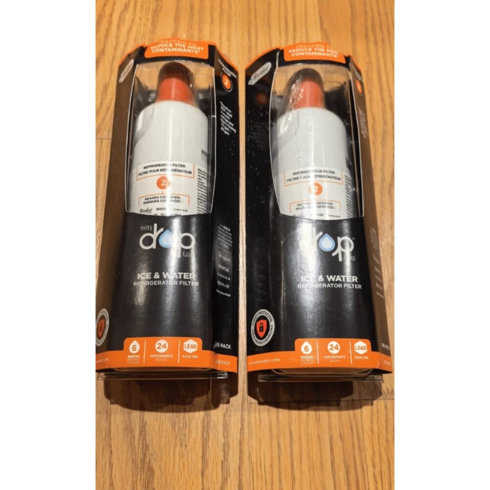 2 Pack EveryDrop Ice and Refrigerator Water Filter 2